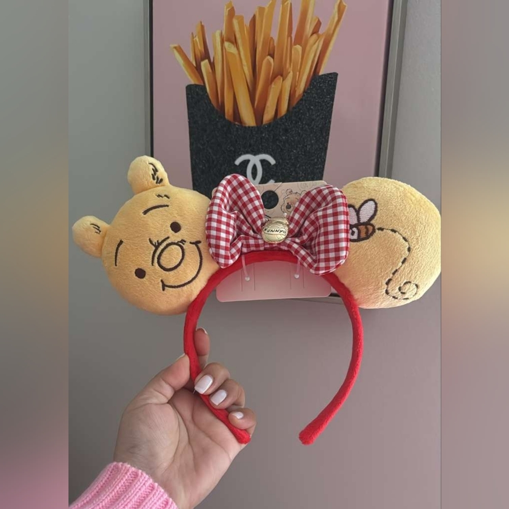 Sold Disney Winnie The Pooh Plush Ears Headband Embroidered, Primark LAST ONE - Picture 3 of 4